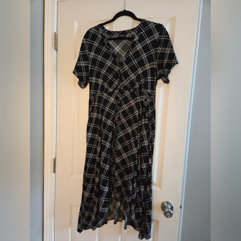 Torrid midi challis dress